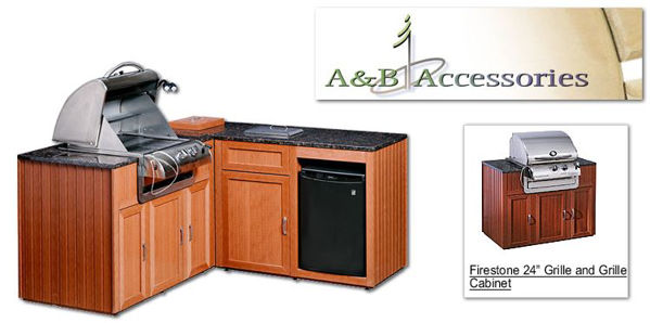 Picture of A&B Spa Accessories Fierstone Grille and Grille Cabinet