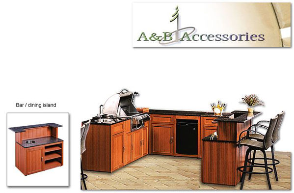 Picture of A&B Spa Accessories Bar / Dining Island