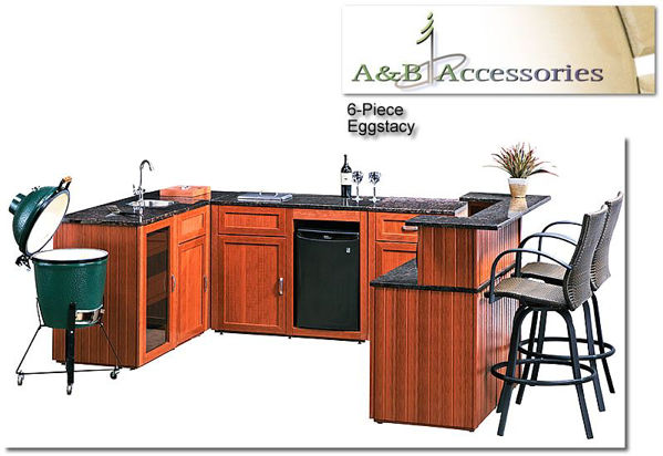 Picture of A&B Spa Accessories 6-Piece Outdoor Kitchen Set