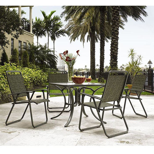 Picture of Telescope Casual Banquest Folding Collection Dining Set, 5 pcs