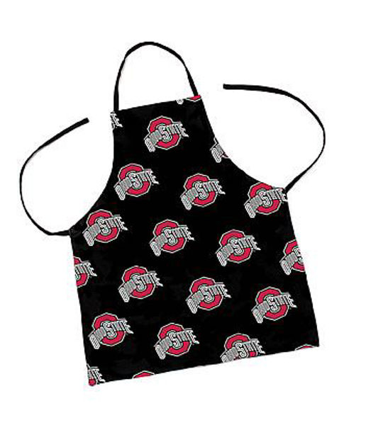 Picture of Two Dogs Designs Chef's BBQ Ohio State Apron