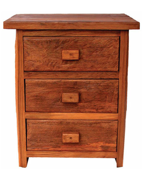 Picture of Groovystuff Carver's Rustic Teak Night Stand