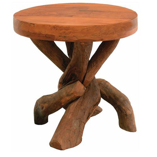 Picture of Groovystuff Rio Rancho Rustic Teak End Table