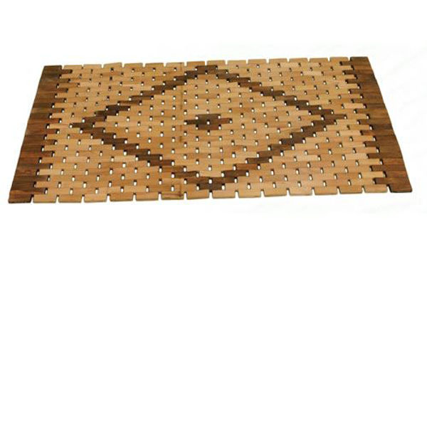 Picture of Jewels of Java Teak Doormat Oiled with Pattern