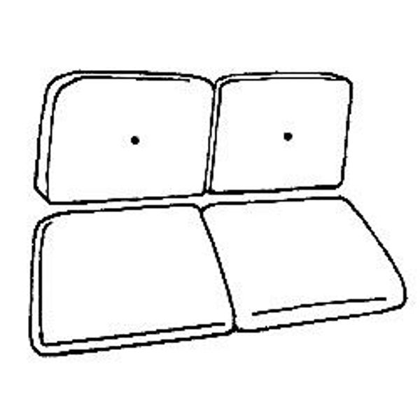 Picture of NCI Loveseat/Double Glider Seat & Back 4 Pc.