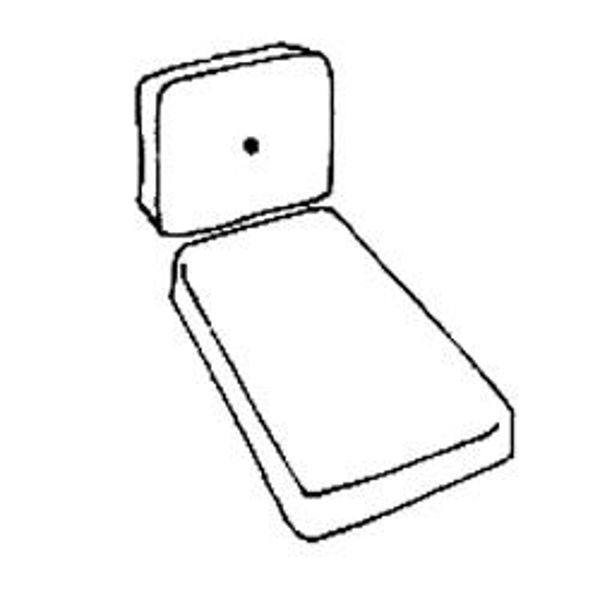 Picture of NCI Chaise Lounge Seat & Back 2 Pc.