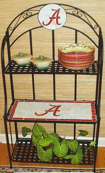 Picture of Traditions Alabama Crimson Tide Bakers Rack