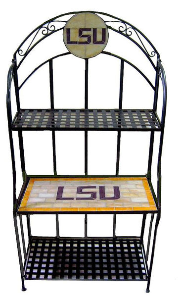 Picture of Traditions LSU Tigers Bakers Rack