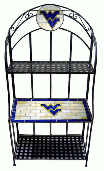 Picture of Traditions West Virginia Mountaineers Bakers Rack