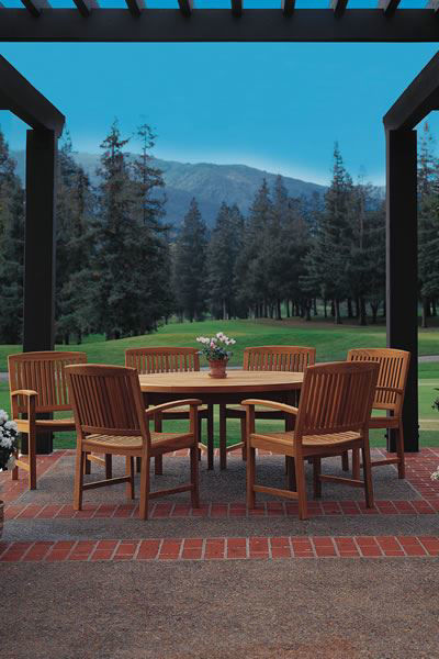 Picture of Gardenside Rosevale Round Dining 58" Table