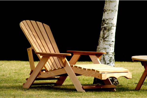 Picture of The Bear Chair Kit Pine Chaise Lounge