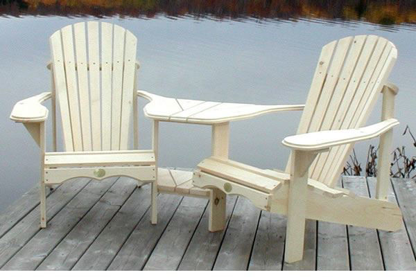 Picture of The Bear Chair Kit Angled Pine Tete-a-tete
