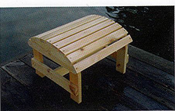 Picture of The Bear Chair Pine Ottoman Kit