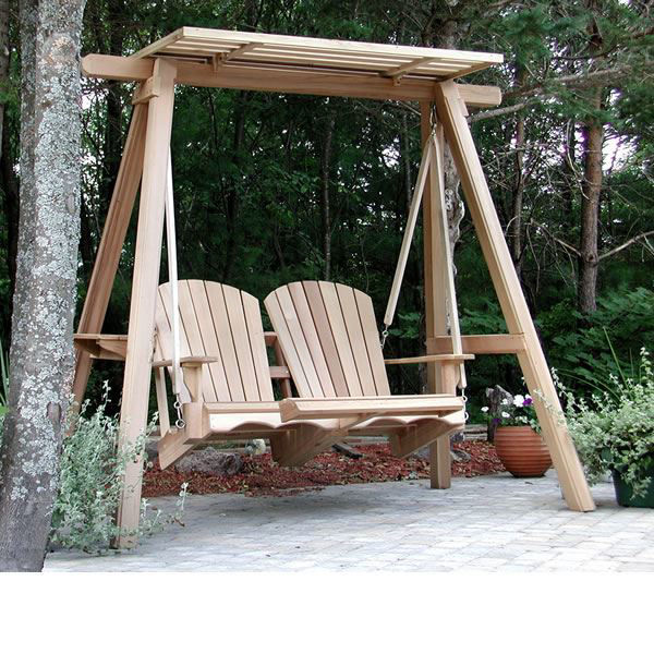The Bear Chair Swing Set Cedar Kit, Cedar Outdoor Furniture Kits