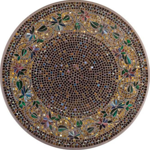 Picture of KNF Jardin Marble and Stained Glass Tabletop