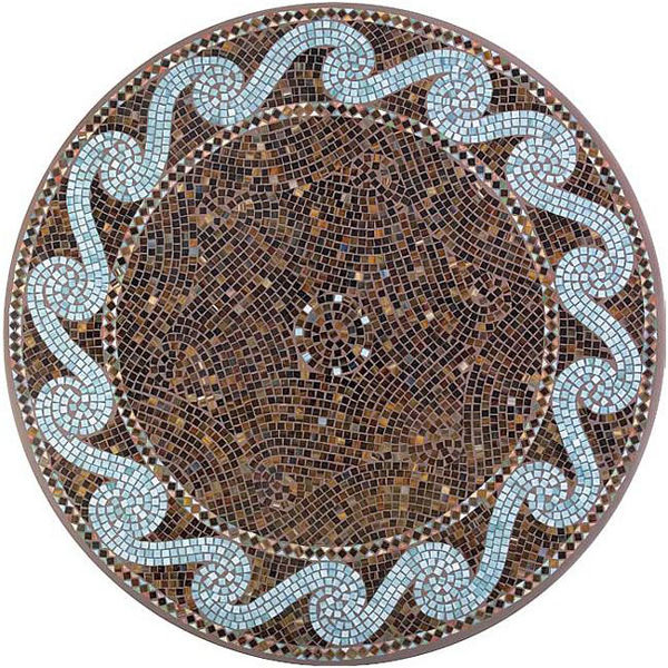 Picture of KNF Oasis Marble and Stained Glass Tabletop