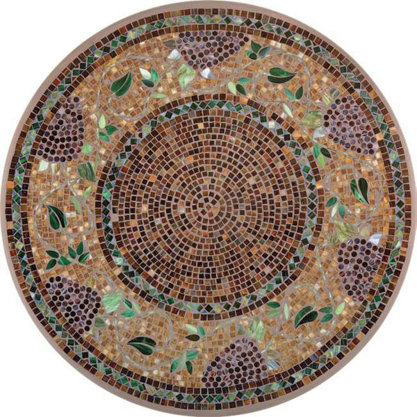 Picture of KNF Sonoma Marble and Stained Glass Tabletop