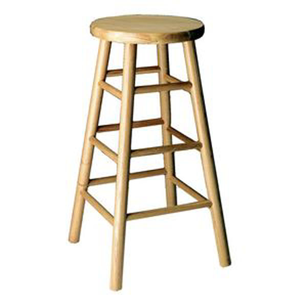 Picture of Gold Medal Commercial Grade Solid Oak 30" Bar Stools