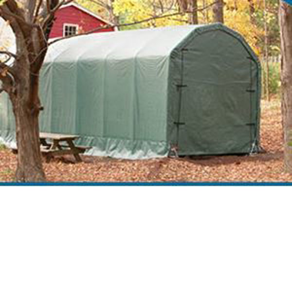 Picture of MDM Rhino Shelters 12' x 28' x 12' Barn Style Portable Building