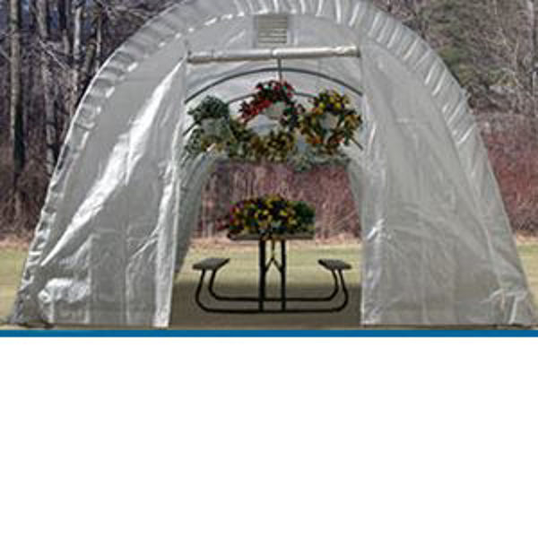 Picture of MDM Rhino Shelter 12' x 20' x 8' Round Greenhouse