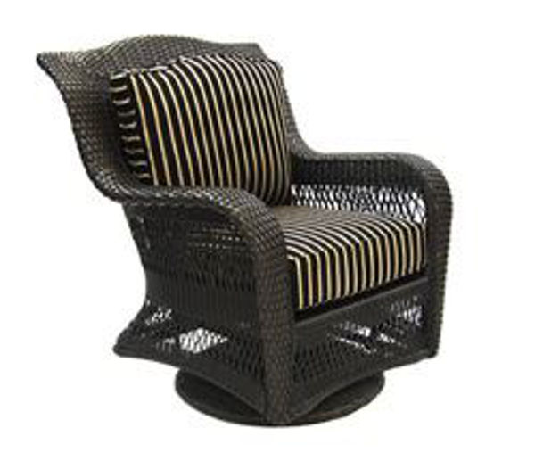 Picture of Kate's Collection All-Weather Wicker Swivel Glider w/Harwood Onyx Cushions (non-stackable)