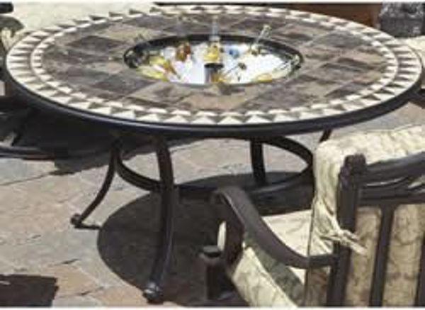 Picture of Assisi 48" Beverage/Firepit Chat Table Top