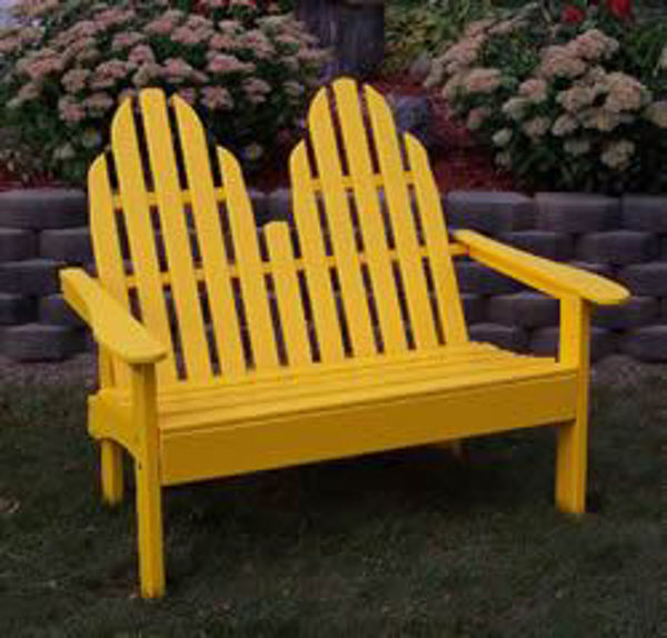 Picture of Prairie Leisure Adirondack Chair Bench
