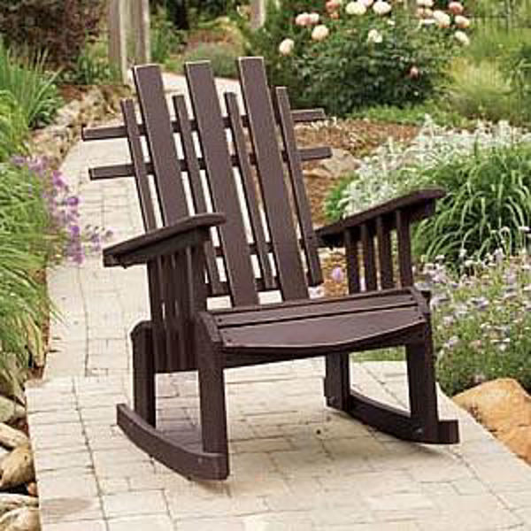 Picture of Uwharrie Styxx Adirondack Rocker - Unfinished