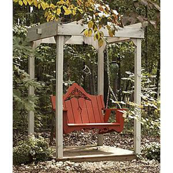 Picture of Uwharrie Veranda Adirondack Swing- Unfinished
