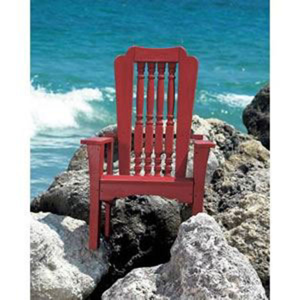 Picture of Uwharrie Hatteras Adirondack Chair - Unfinished