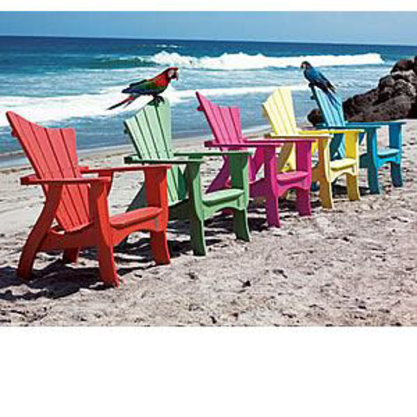 Picture of Uwharrie Wave Adirondack Chair - Unfinished