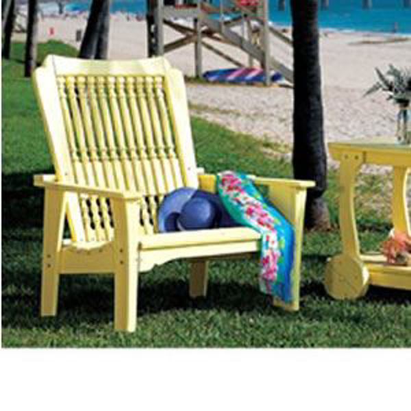 Picture of Uwharrie Hatteras Adirondack Settee - Unfinished