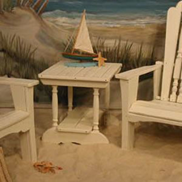 Picture of Uwharrie Hatteras Adirondack Side Table - Unfinished