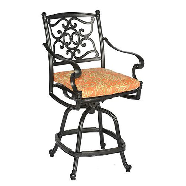Picture of Meadow Decor Kingston Swivel Counter Height Barstool