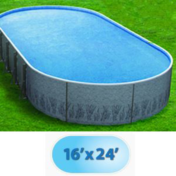 Patio Store. 16' x 24' Oval Radiant Metric Series Insulated Wall Above Ground Pool