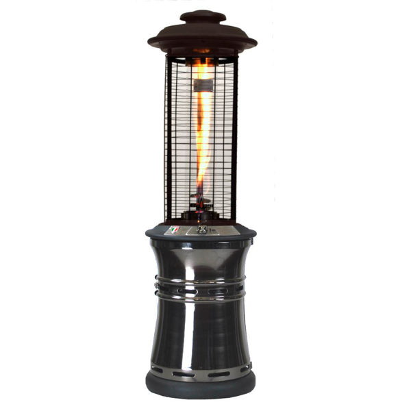 Picture of Lava Heat Italia Patio Heater Ember Natural Gas, 51,000 BTU, Matte Black