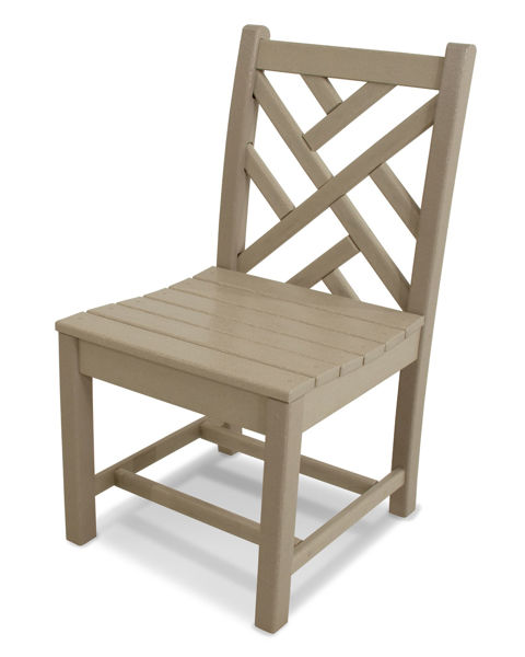 Picture of POLYWOOD® Chippendale Dining Side Chair in Sand
