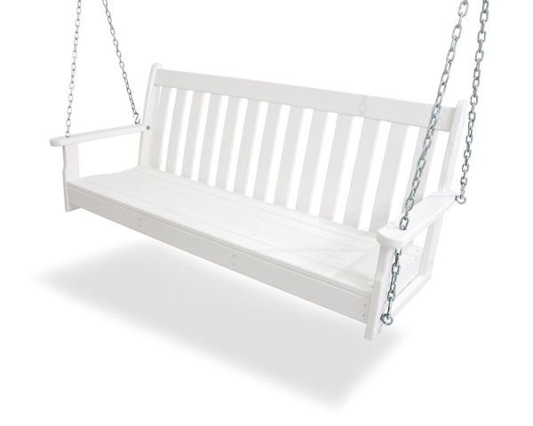 Picture of POLYWOOD® Vineyard 60" Swing in White