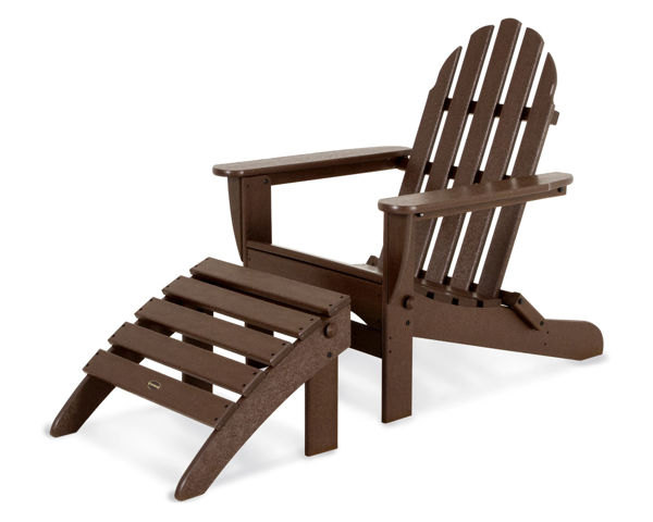 Picture of POLYWOOD® Classic Adirondack 2-Piece Set in Mahogany
