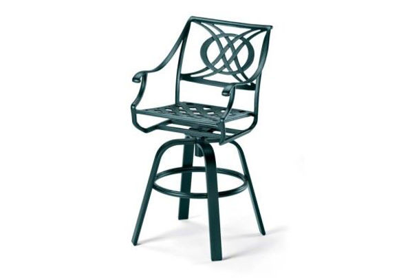 Picture of Telescope Casual Cadiz Cast Aluminum, Bar Height Swivel Arm Chair