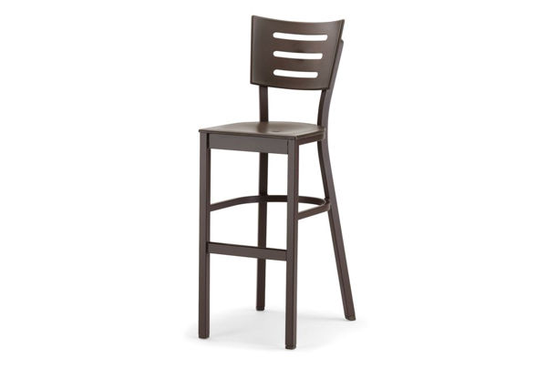Picture of Telescope Casual Avant MGP Aluminum, Bar Height Stacking Armless Chair
