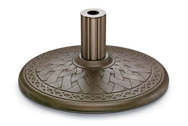 Picture of Telescope Casual Umbrella Base, 21" Round Cast Aluminum Umbrella Base