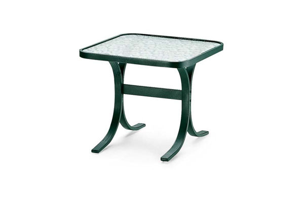 Picture of Telescope Casual Glass Top Table, 22" Square End Table