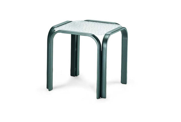 Picture of Telescope Casual Obscure Acrylic Top Table, 18 1/2" Square End Table