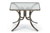 Picture of Telescope Casual Obscure Acrylic Top Table, 36" Square Dining Table w/ hole