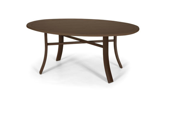 Picture of Telescope casual Marine Grade Polymer Top Table, 30' x 48' Oval Coffee Table