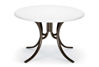 Picture of Telescope Casual Werzalit Top Table, 42" Round Dining Height Table w/ hole