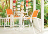 Picture of Telescope Casual Werzalit Top Table, 48" Round Dining Height Table w/ hole