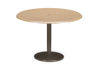 Picture of Telescope Casual Werzalit Top Table, 48" Round Bar Height Spun Pedestal Table w/ hole