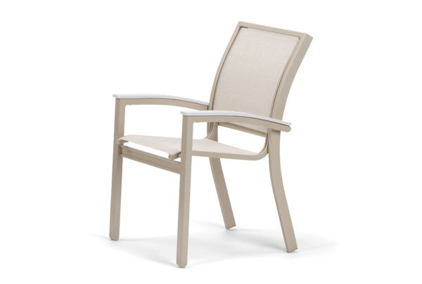 Picture of Telescope Casual Bazza MGP Aluminum Sling, Stacking Cafe Chair w/MGP Color Accents